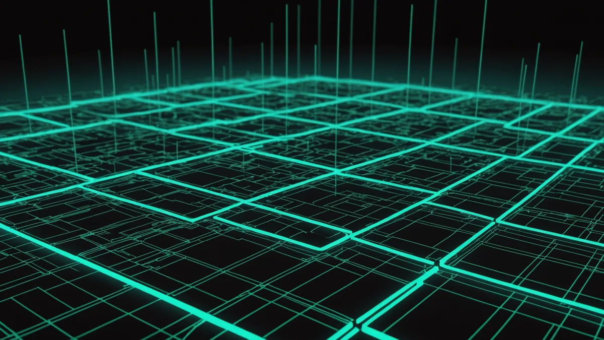 Abstract visualization of document field extraction and data structuring